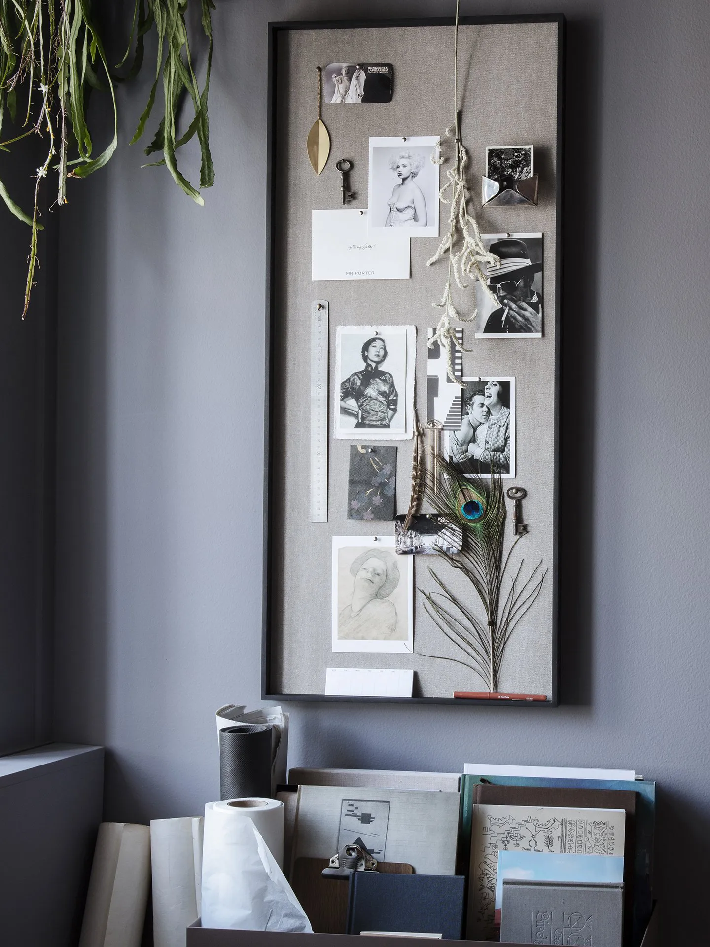 Scenery ilmoitustaulu 45x100 cm, Beige Ferm Living