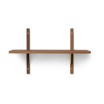 Sector hylly S/S - Smoked Oak, brass - Ferm Living