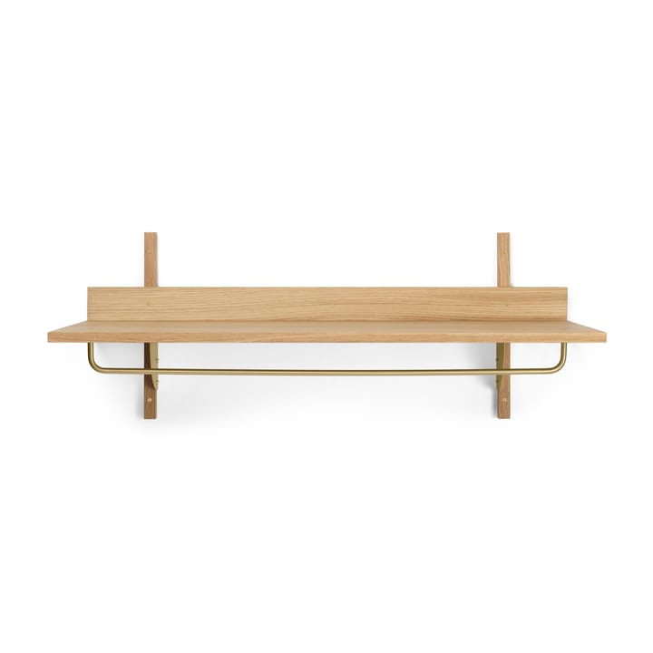 Sector hylly tangolla 37x87 cm - Tammi messinki - Ferm Living