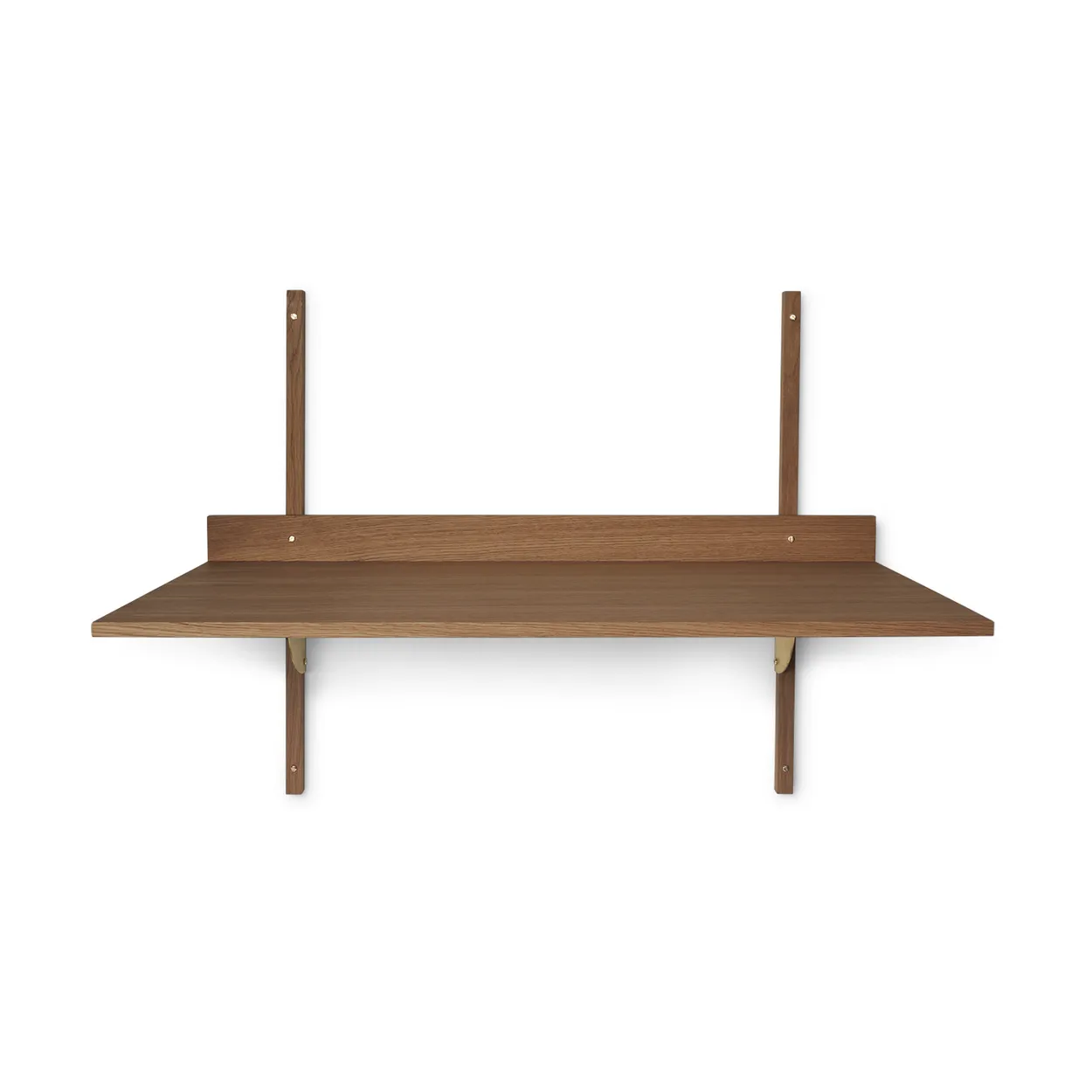 Ferm Living Sector kirjoitustaso Smoked Oak, brass