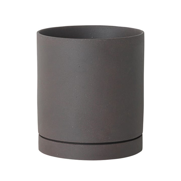 Sekki -kukkaruukku suuri Ø15.7 cm, hiili Ferm Living