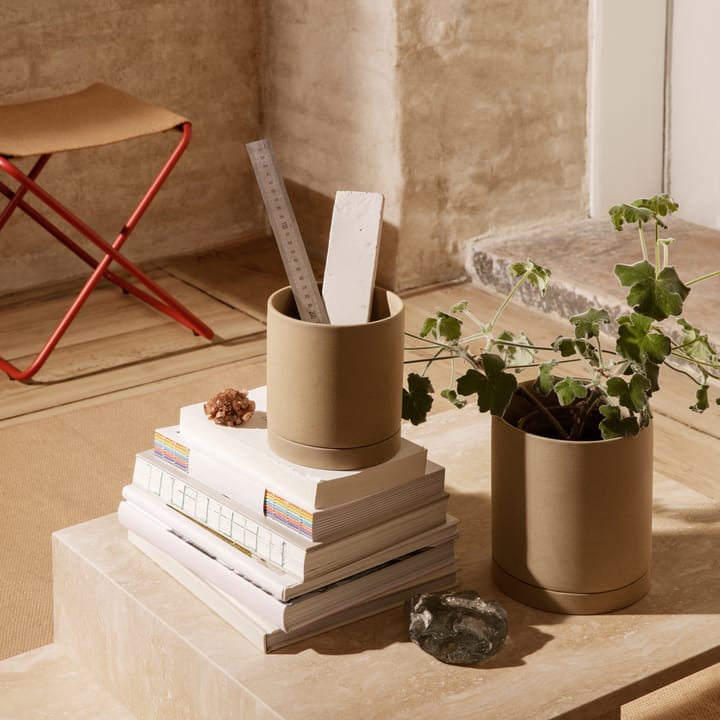Sekki -kukkaruukku suuri Ø15.7 cm, Sand Ferm Living