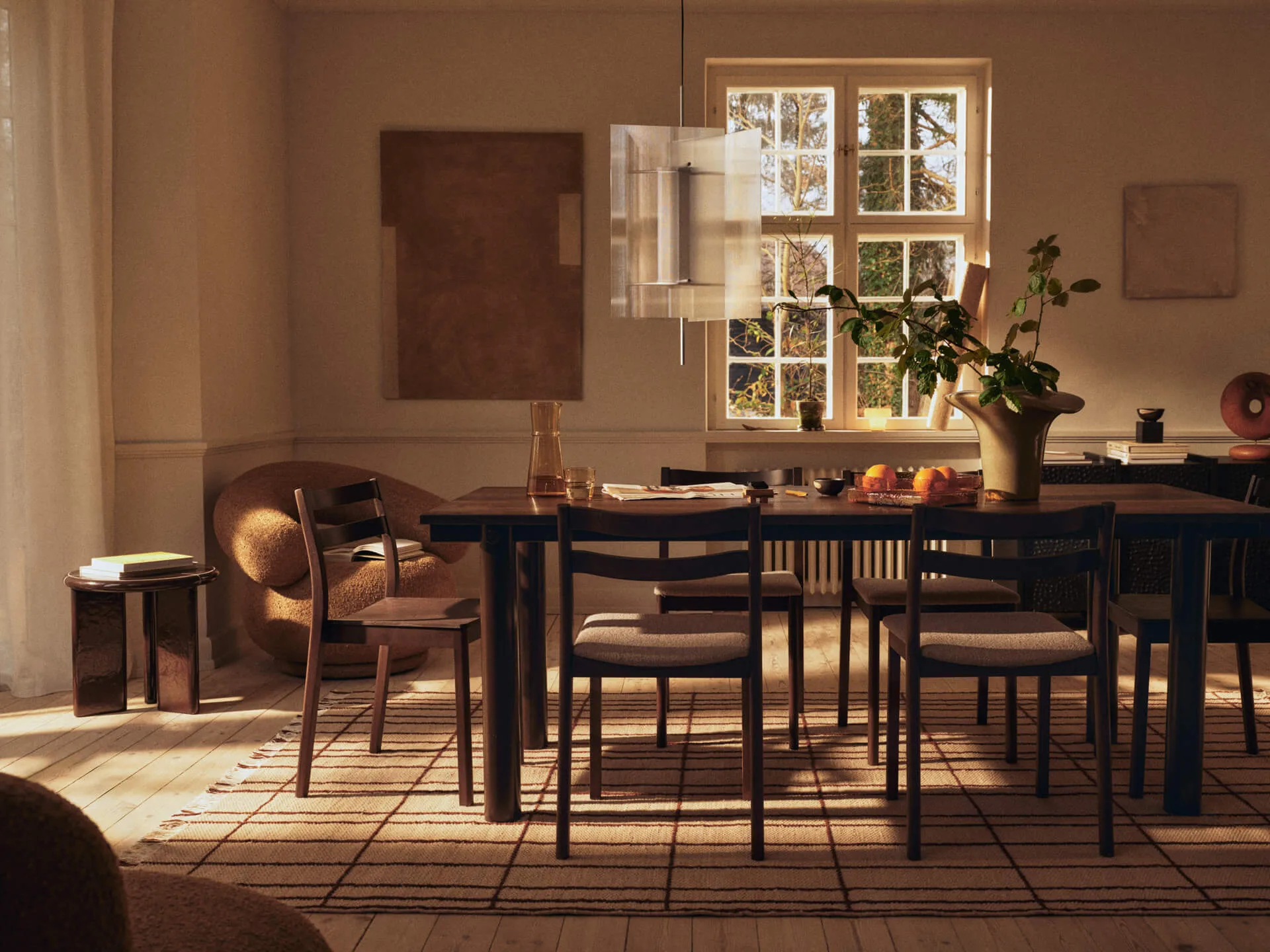 Sen matto, Parchment-chestnut, 200x300 cm Ferm Living