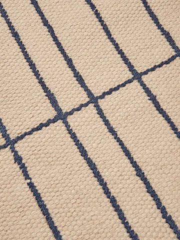 Sen matto - Parchment-indigo, 140×200 cm - Ferm Living