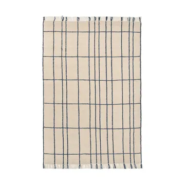 Sen matto - Parchment-indigo, 170x240 cm - Ferm Living