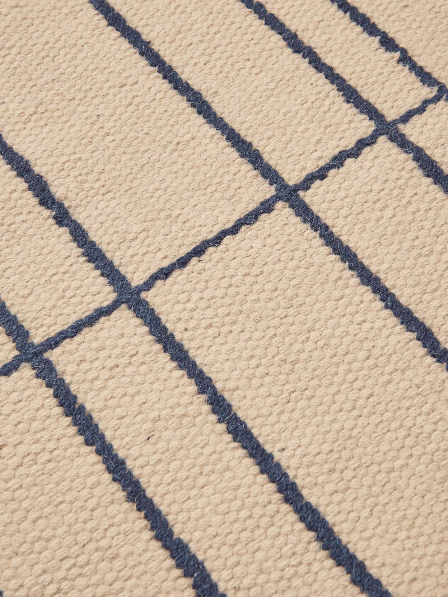 Sen matto, Parchment-indigo, 80x200 cm Ferm Living