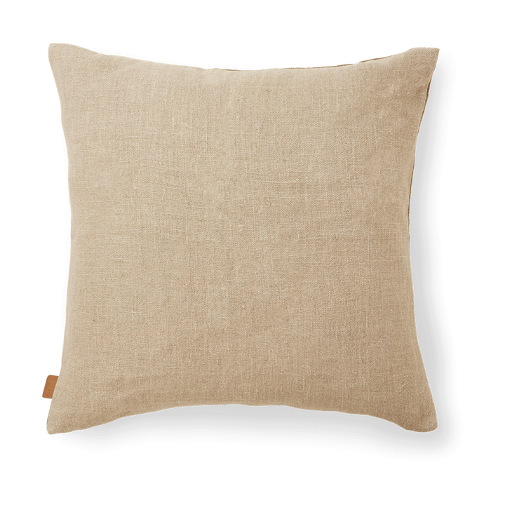 Senti Stripe tyyny 50x50 cm, Linen-carob brown Ferm Living