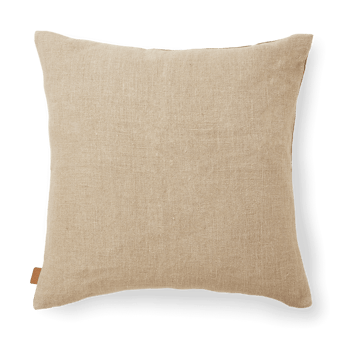 Senti Stripe tyynynpäällinen 50x50 cm - Linen-carob brown - Ferm Living
