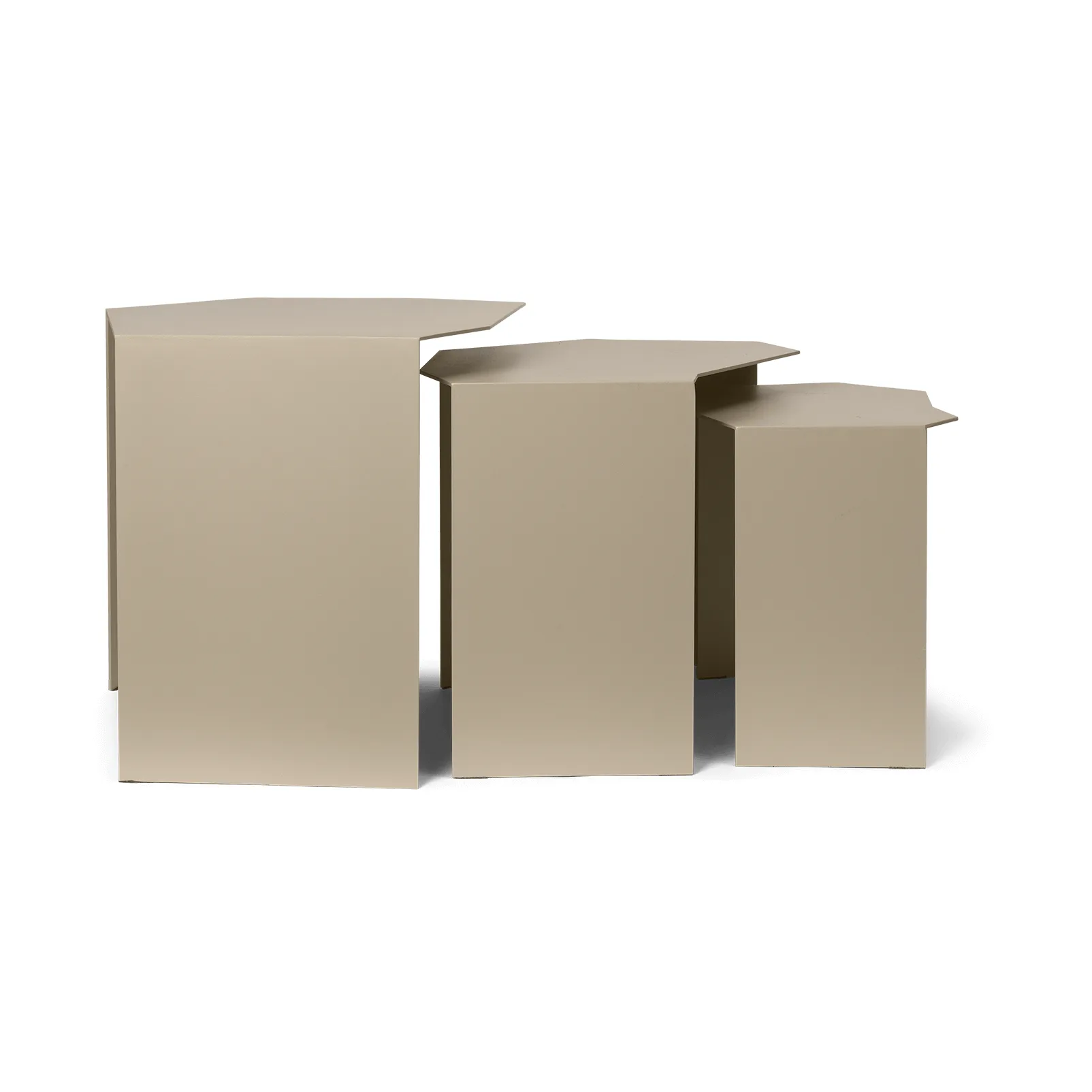 Shard cluster pöytä 3 kpl, Cashmere Ferm Living