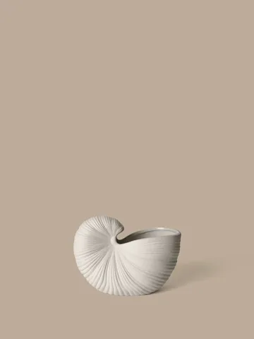 Shell ruukku - Off-white, 23x11,5x16 cm - Ferm Living