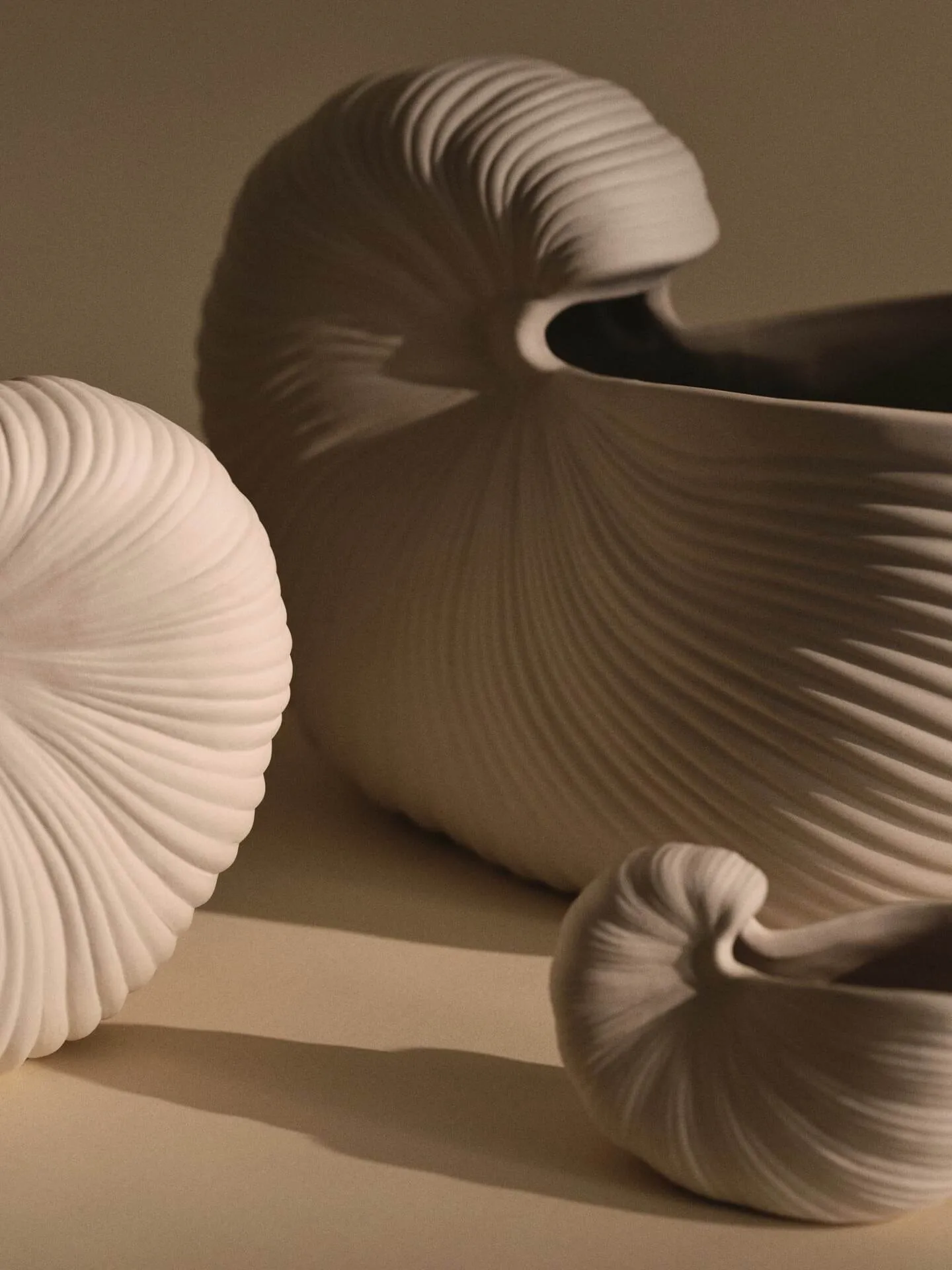 Shell ruukku, Off-white, 23x11,5x16 cm Ferm Living