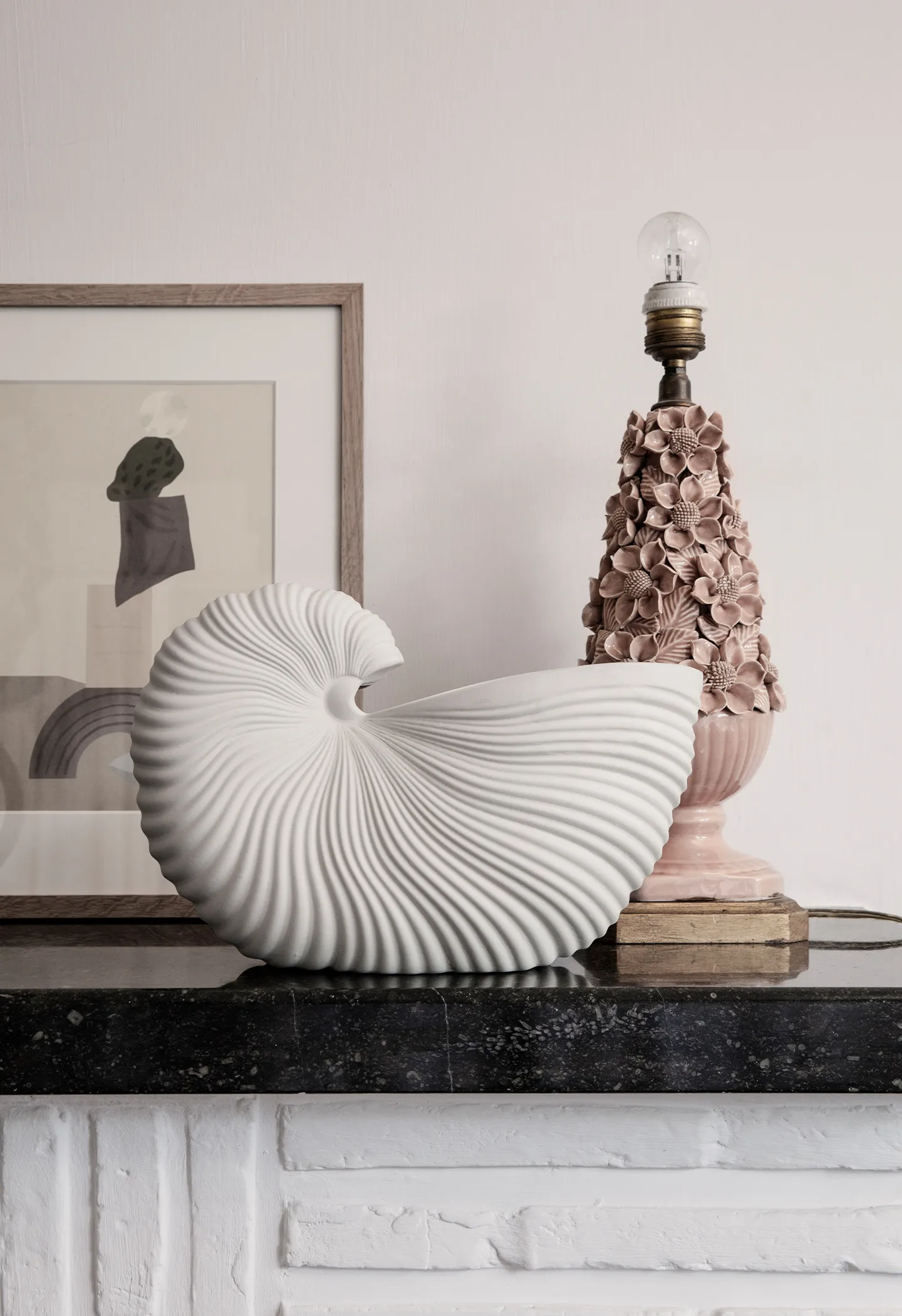 Shell ruukku, Off white, 31 x 15 x 21 cm Ferm Living