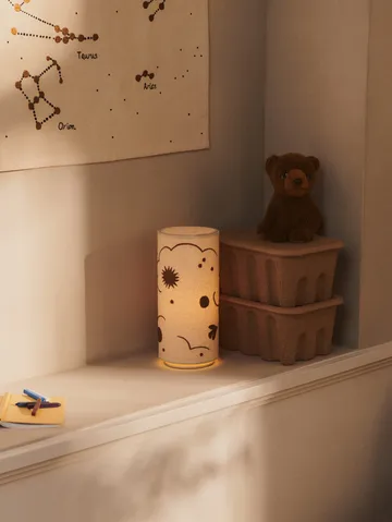 Skye pöytälamppu - Natural-bronze - Ferm Living