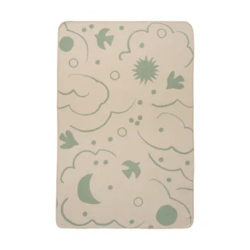 Skye viltti - Tea green-parchment, 80x120 cm - Ferm Living