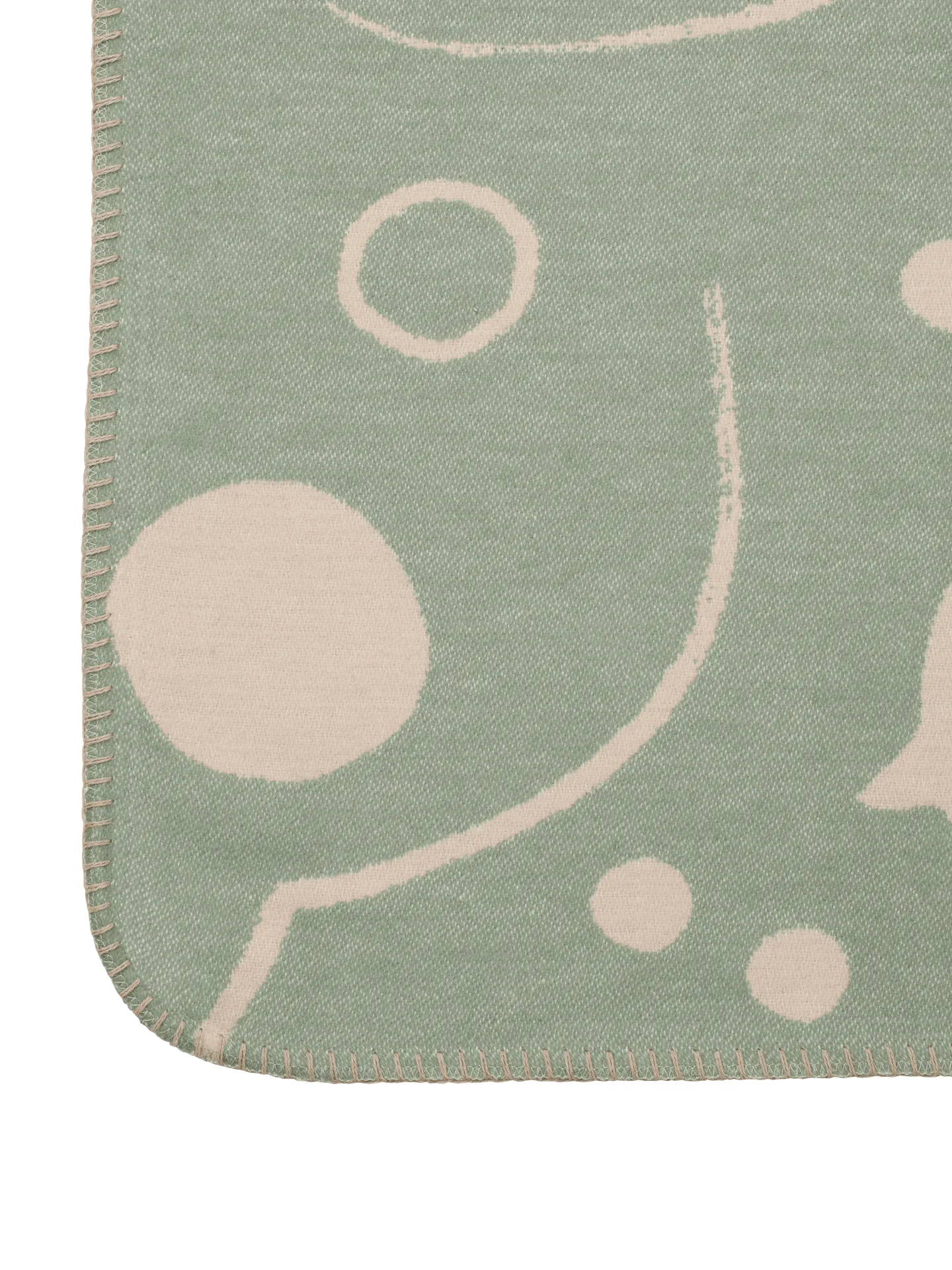 Skye viltti, Tea green-parchment, 80x120 cm Ferm Living