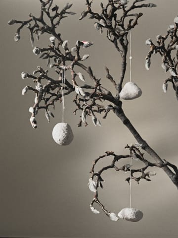 Snowball ornaments joulukuusenkoriste 3 osaa - White - Ferm Living