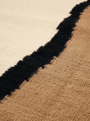 Soil Kelim matto - Dark sand-off white, 140x200 cm - Ferm Living