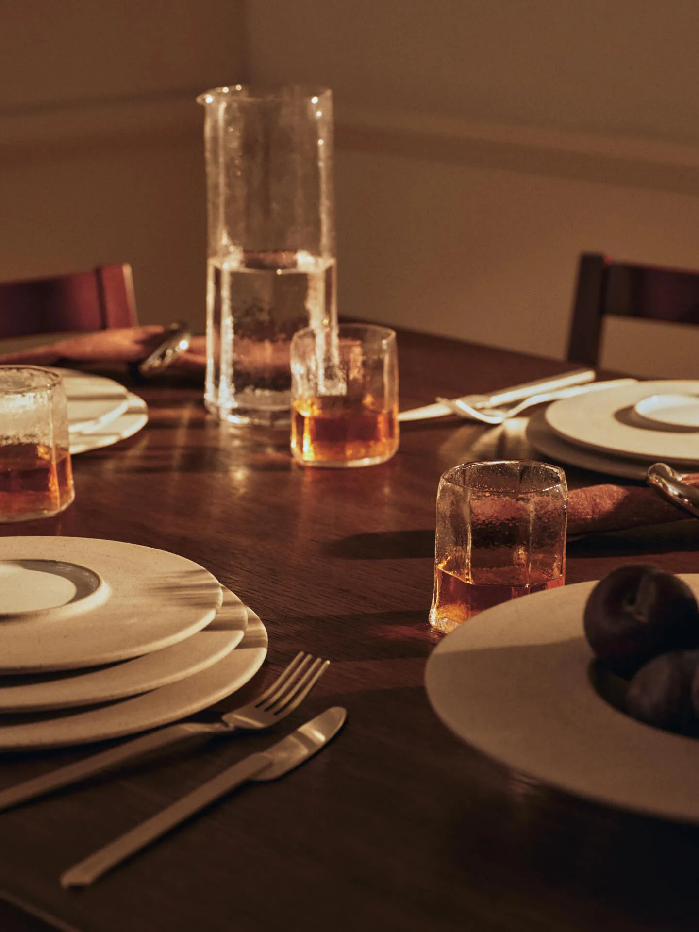 Sonae lautanen 2-pack, Harmaa-valkoinen, Ø25 cm Ferm Living