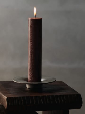 Soothe block kynttilänjalka Ø16 cm - Alumiini - Ferm Living