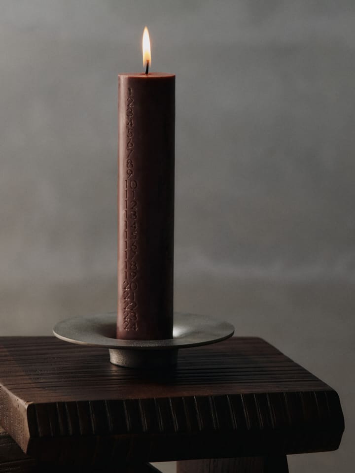 Soothe block kynttilänjalka Ø16 cm, Alumiini Ferm Living