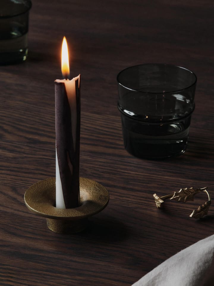 Soothe kynttilänjalka Ø8 cm, Messinkipinta Ferm Living
