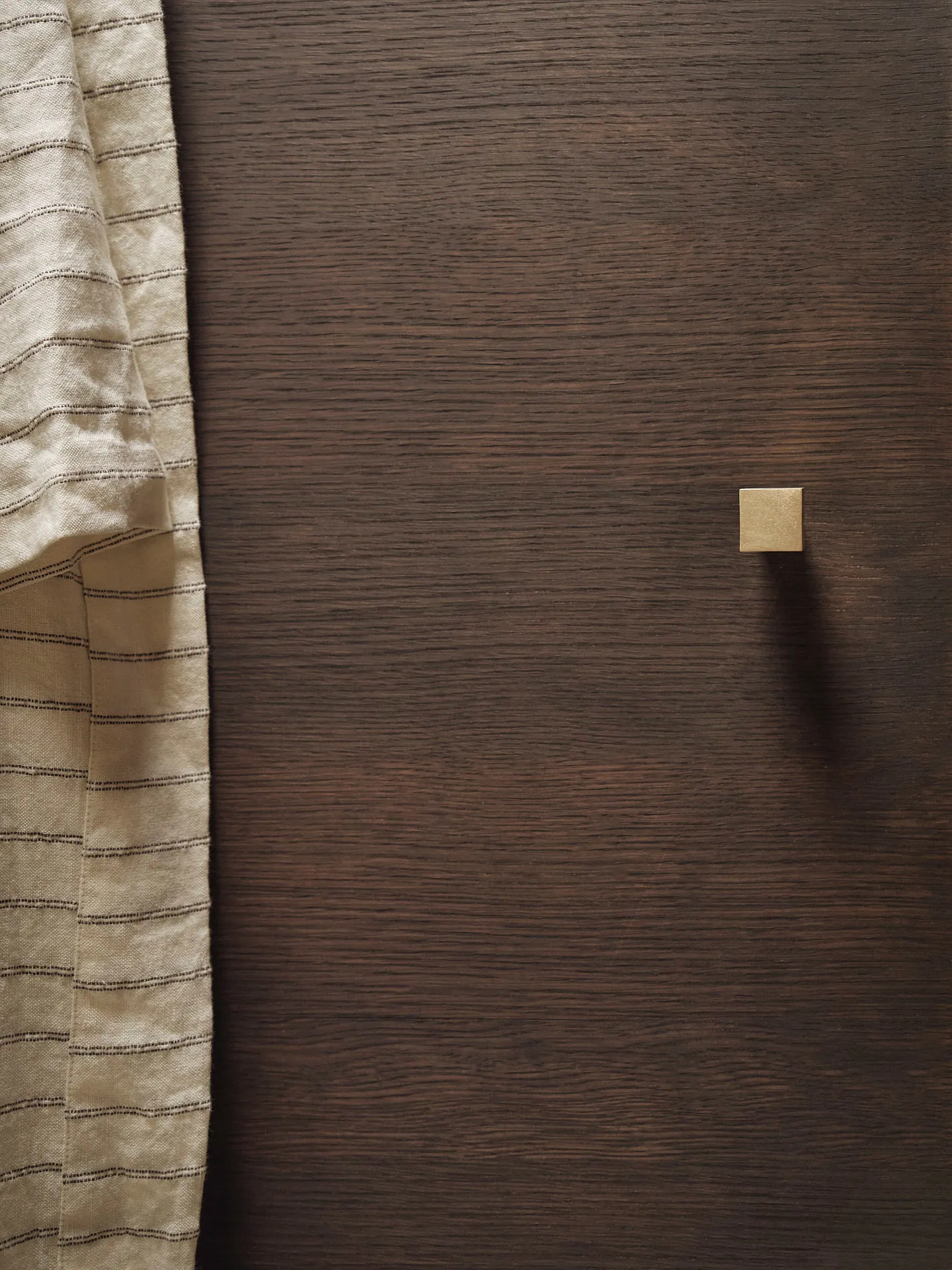 Square koukku small, Brass Ferm Living