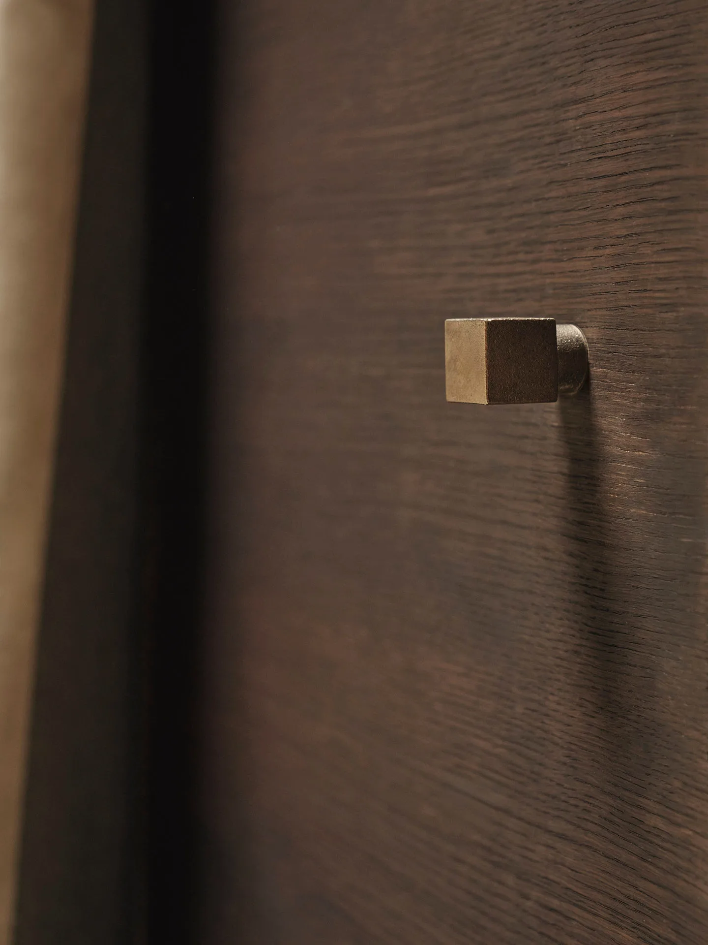 Square koukku small, Casted brass Ferm Living