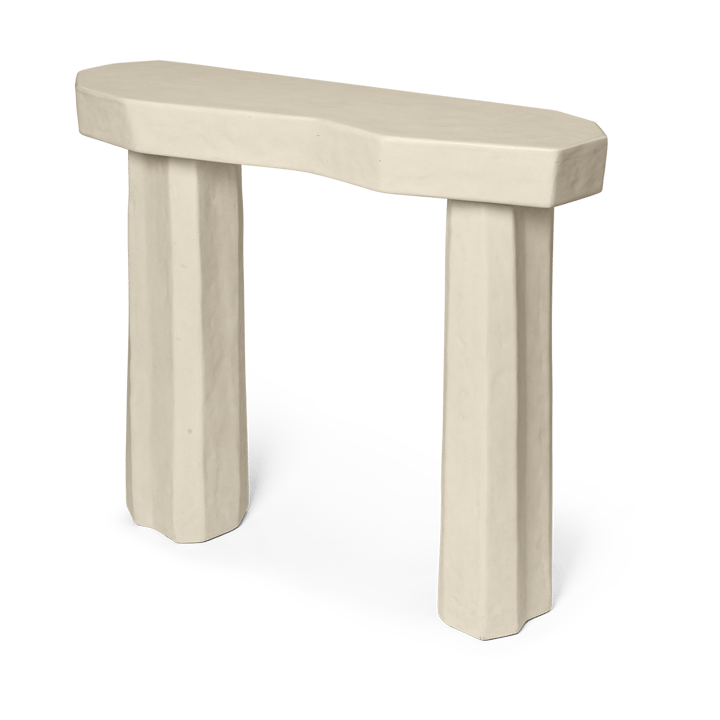 Staffa console table sivupöytä 33,4x100,8x85 cm - Ivory - ferm LIVING