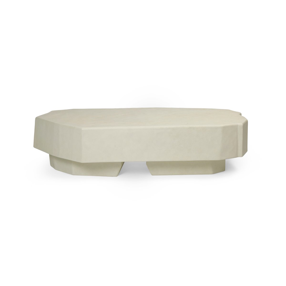 Ferm Living Staffa sohvapöytä 163,5x82,4 cm Elsä | Skandinaavinen Sisustus | Puutarhapöydät | Valkoinen