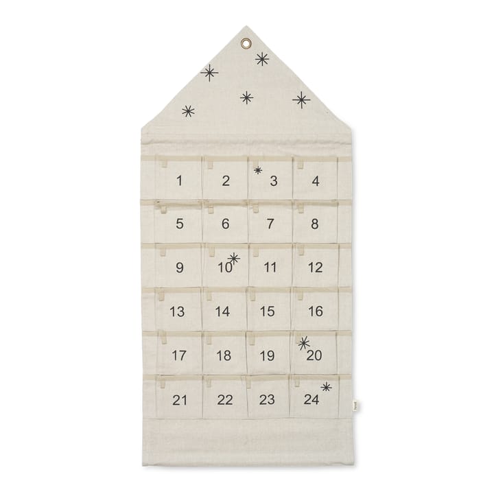 Star joulukalenteri talo, 100 cm, Sand Ferm Living