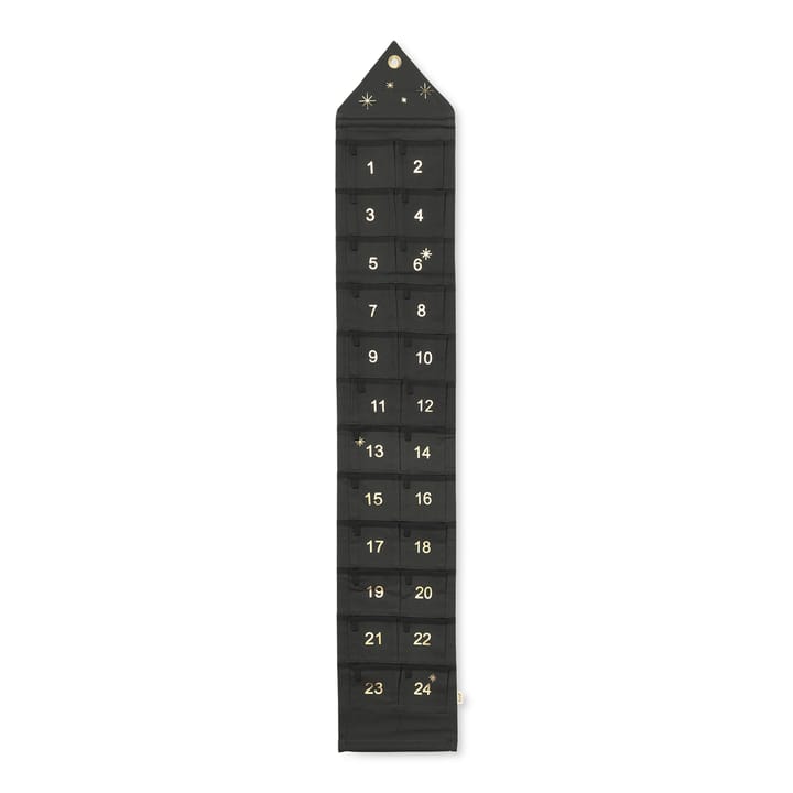 Star joulukalenteri talo, 150 cm, Dark green Ferm Living