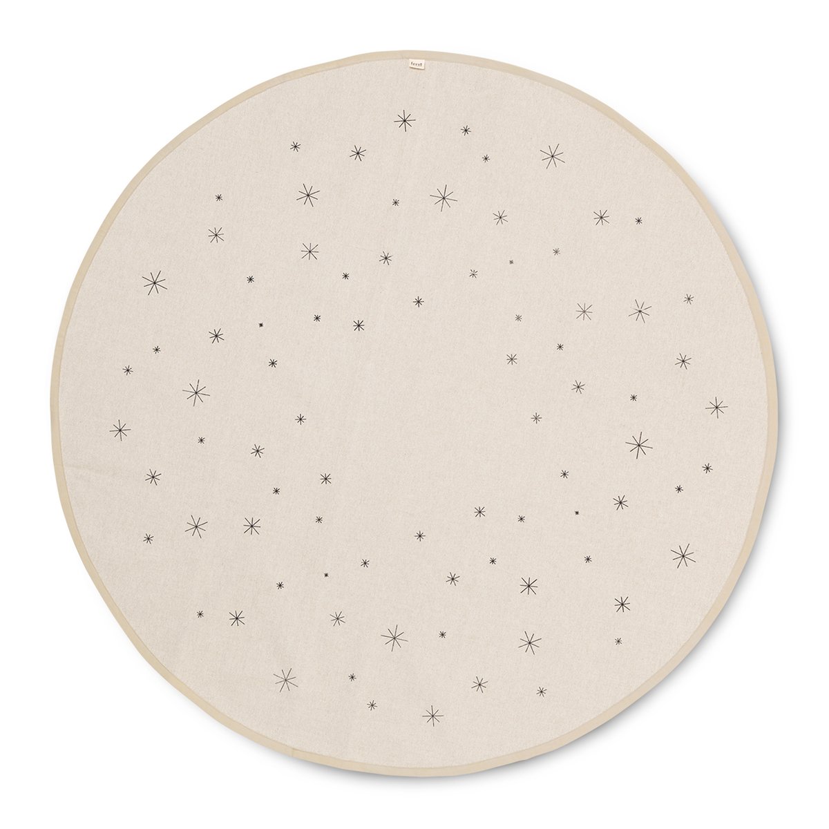 ferm LIVING Star joulukuusen matto Ø 120 cm Sand