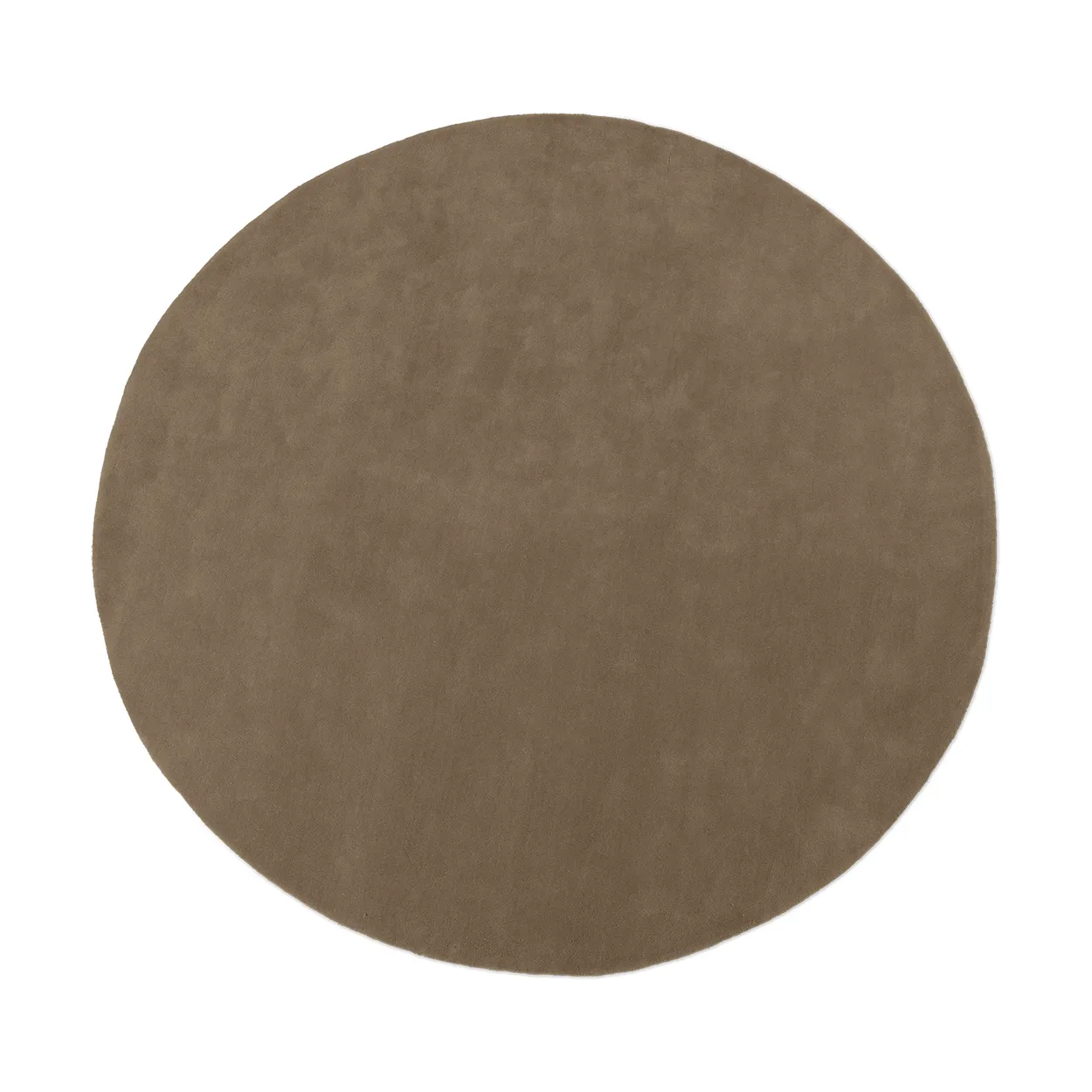 Ferm Living Stille tuftattu matto pyöreä Ash Brown Ø240 cm