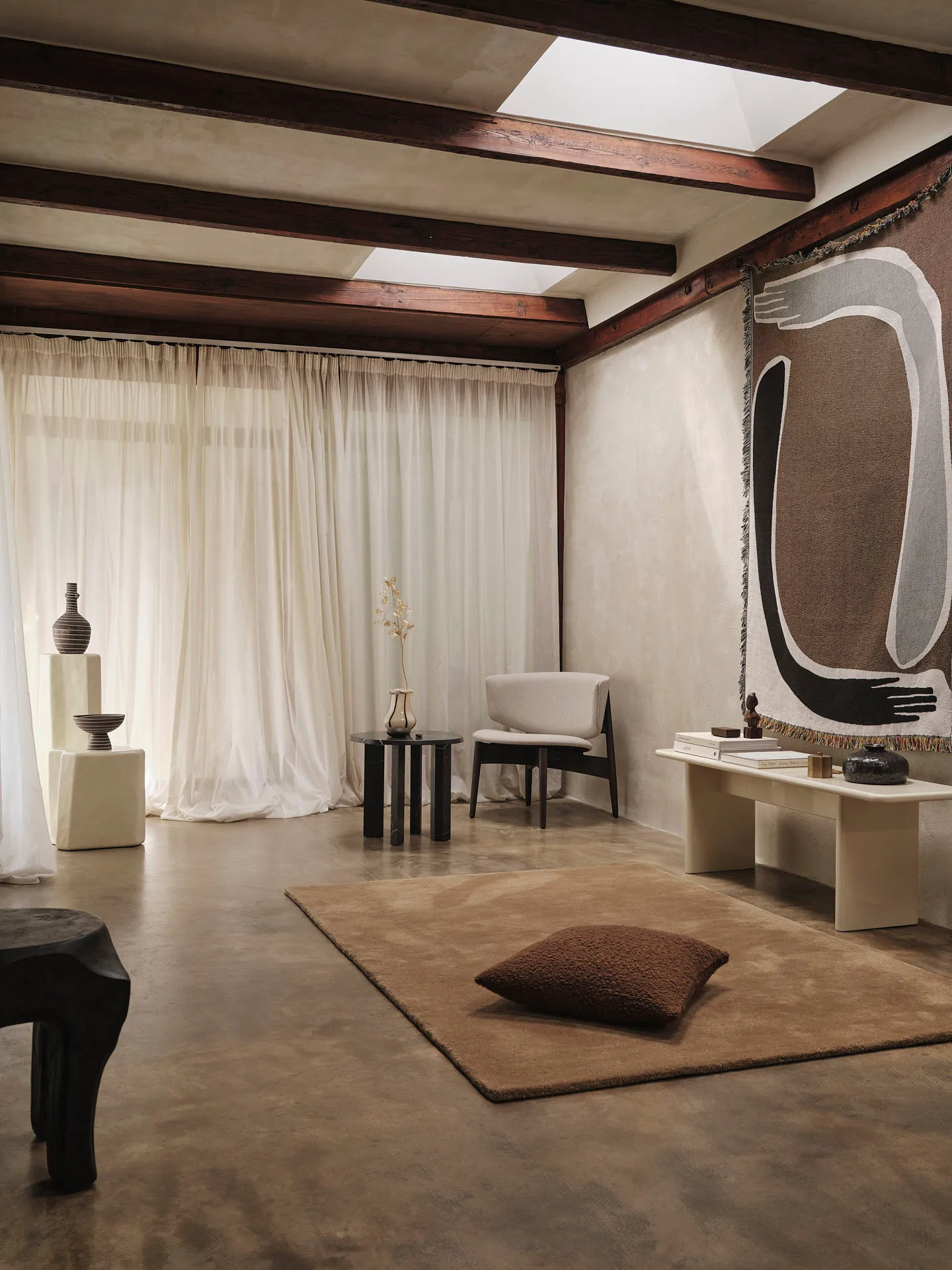 Stille tuftattu matto, Toffee, 140x200 cm Ferm Living