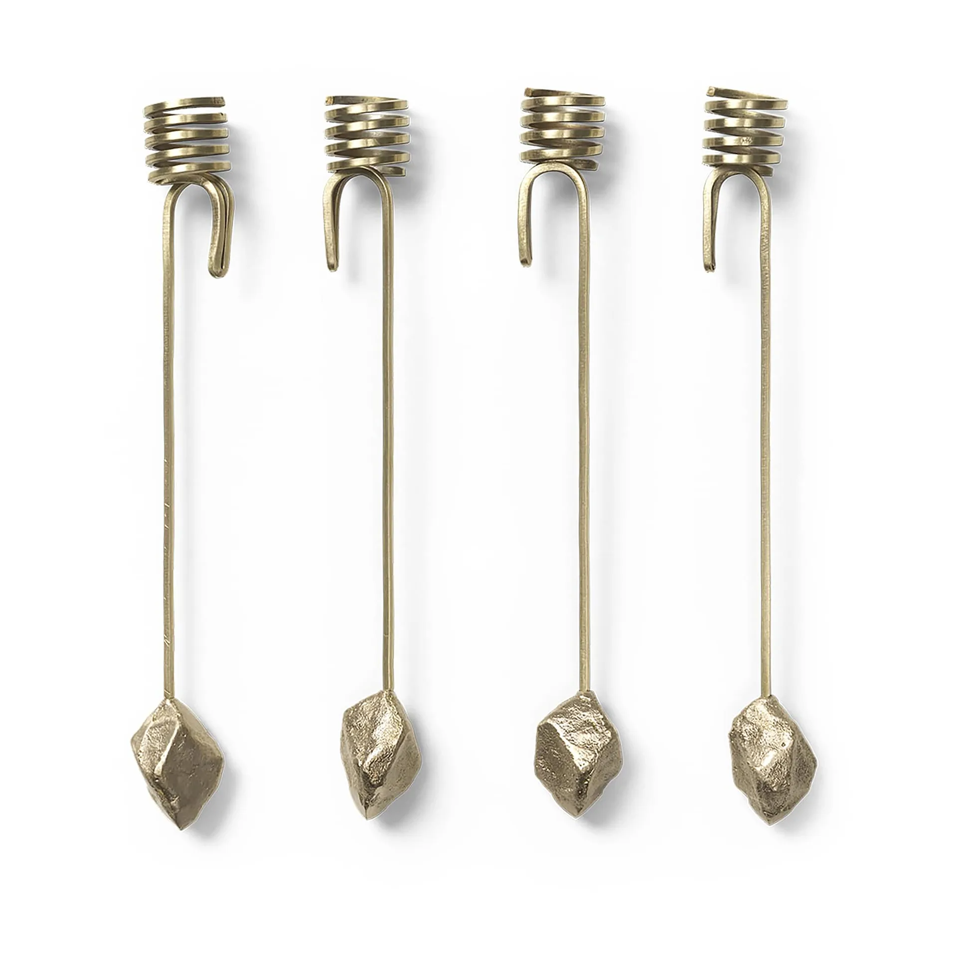 Stone christmas tree kynttilänjalka, brass Ferm Living