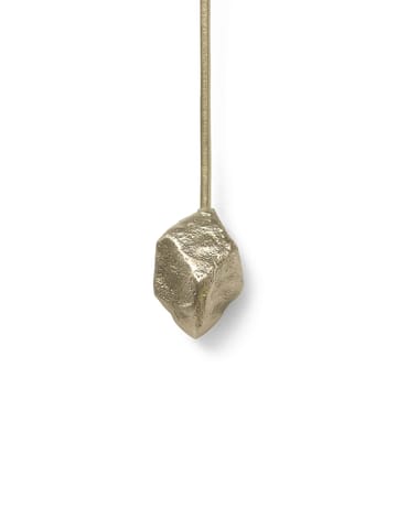 Stone christmas tree kynttilänjalka - brass - Ferm Living