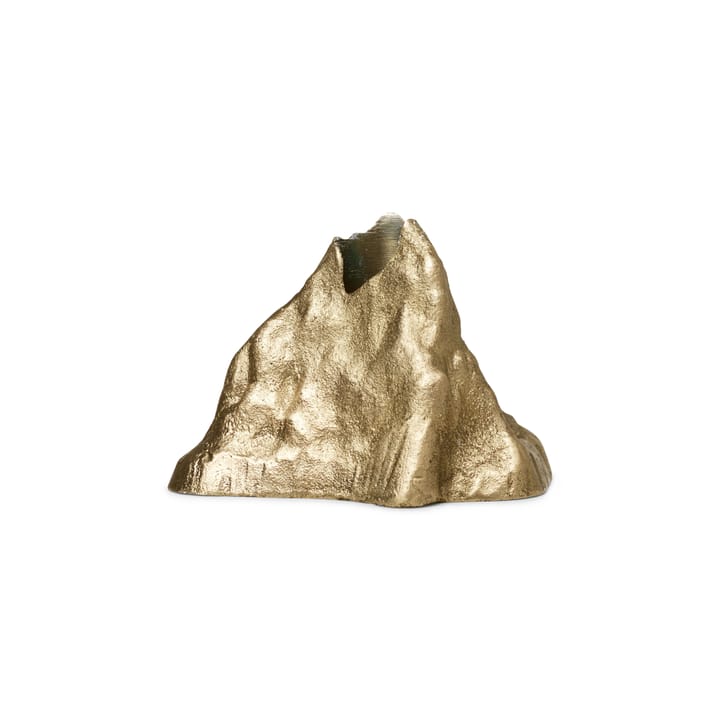 Stone kynttilänjalka 6,8 cm - Messinki - ferm LIVING