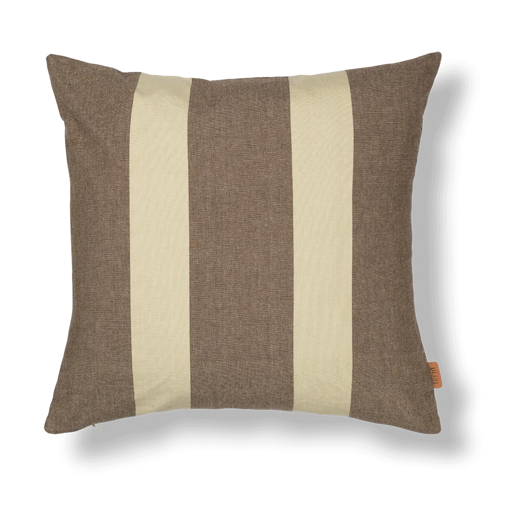 Strand outdoor tyynynpäällinen 50x50 cm, Carob brown-parchment Ferm Living