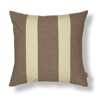 Strand outdoor tyynynpäällinen 50x50 cm - Carob brown-parchment - Ferm Living