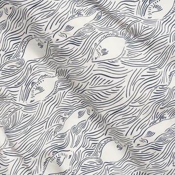 Stream pussilakanasetti 100x140 cm - Off white - Ferm Living