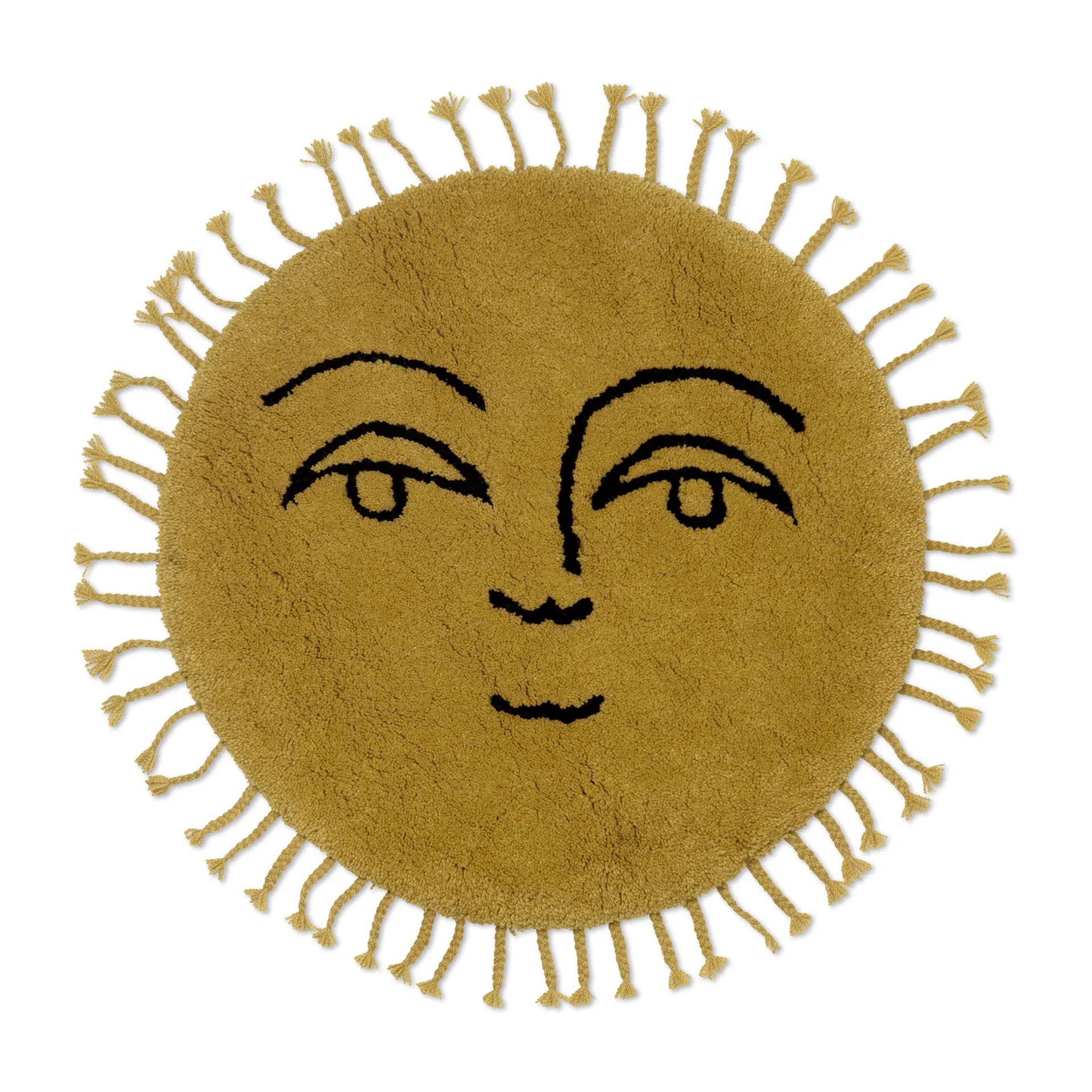 Sun matto Ø70 cm, Keltainen Ferm Living