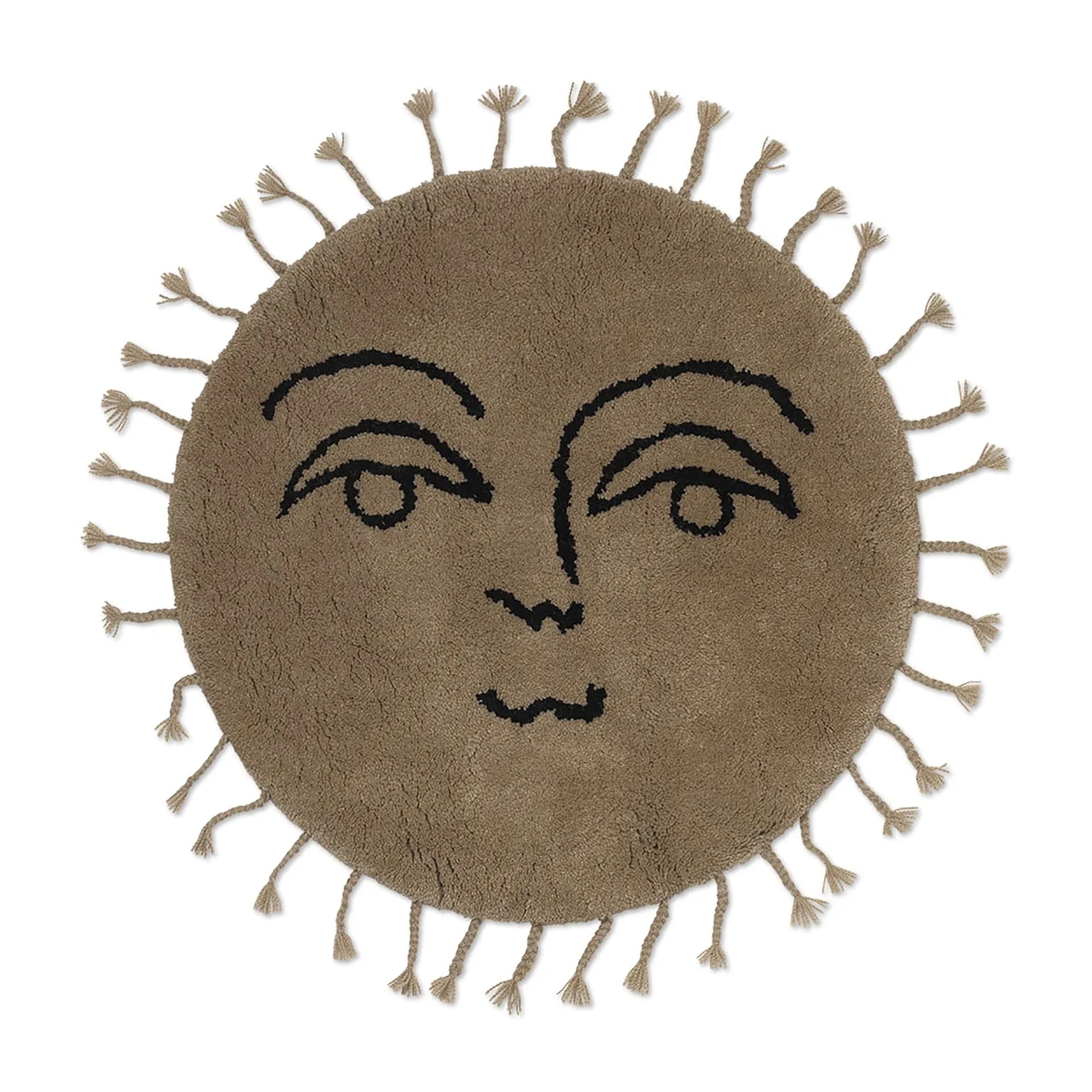 Sun matto Ø70 cm, Luonollinen Ferm Living