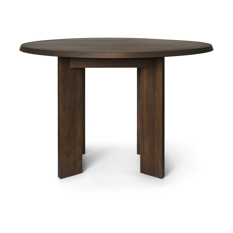 Ferm Living Tarn ruokapöytä 104,6x113,5 cm Pimeäksi värjätty pyökki