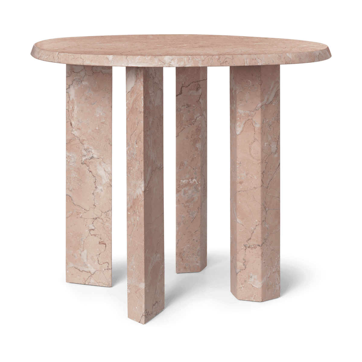 Ferm Living Taula sivupöytä 54,4x45 cm Rose | Skandinaavinen Sisustus | Sivupöydät & Apupöydät | Beige