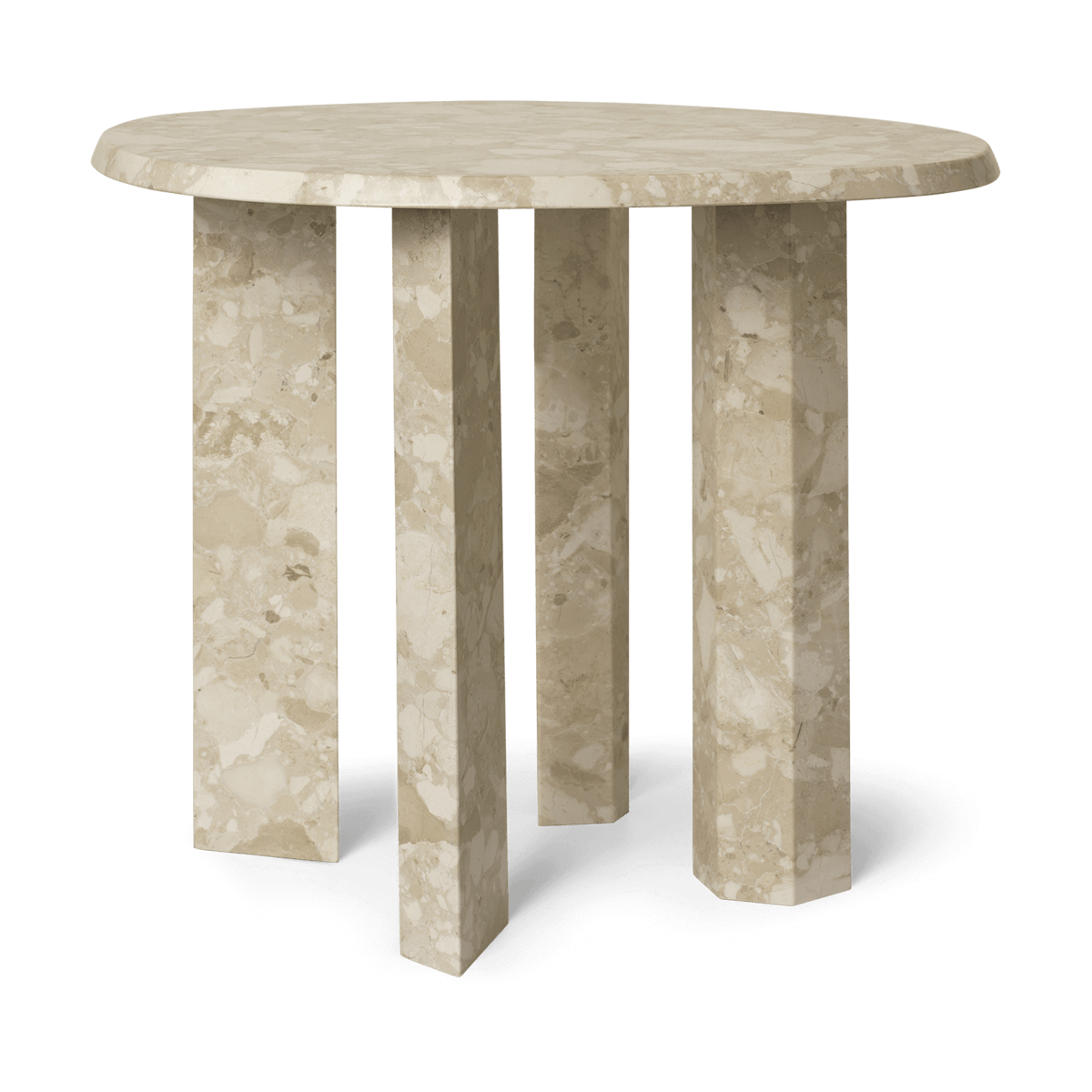 Ferm Living Taula sivupöytä 54,4x45 cm Sand | Skandinaavinen Sisustus | Sivupöydät & Apupöydät | Beige