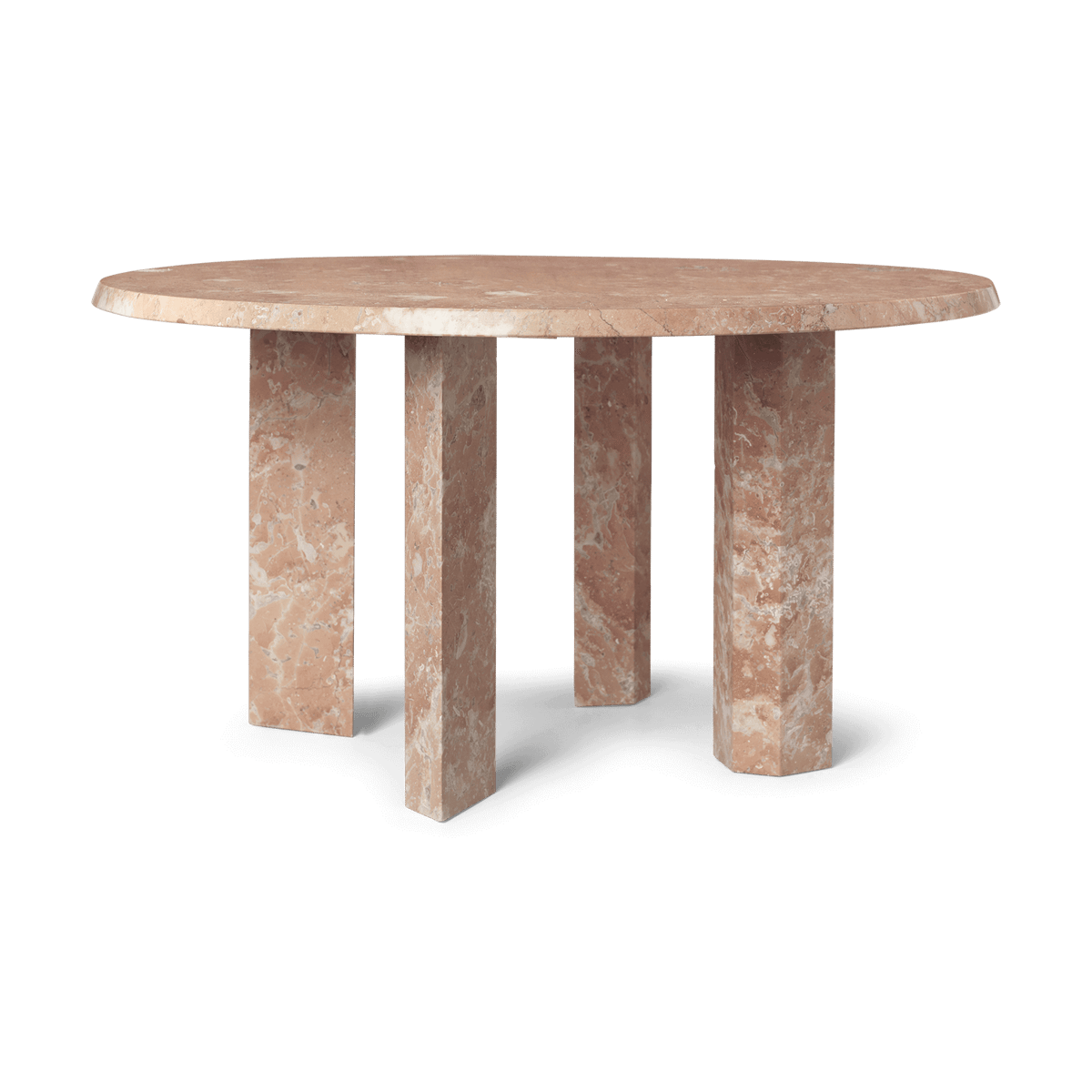 Ferm Living Taula sohvapöytä 67x35 cm Rose | Skandinaavinen Sisustus | Sohvapöydät | Beige