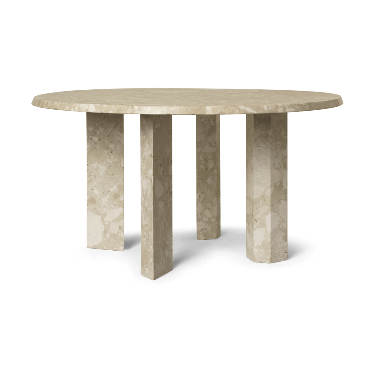 Ferm Living Taula sohvapöytä 67x35 cm Sand | Skandinaavinen Sisustus | Sohvapöydät | Beige