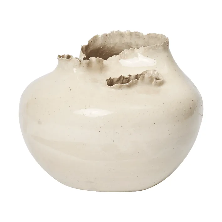 Tereo maljakko - Off-white speckle, 18 cm - Ferm Living