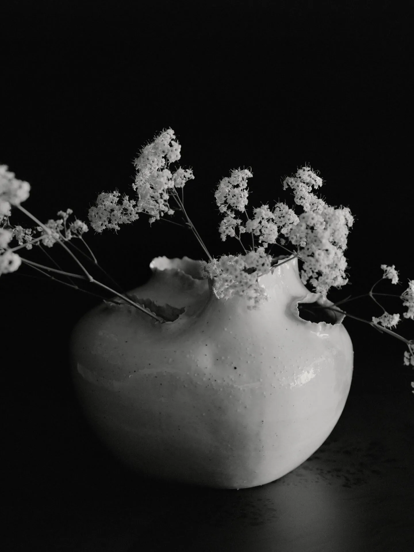 Tereo maljakko, Off-white speckle, 18 cm Ferm Living