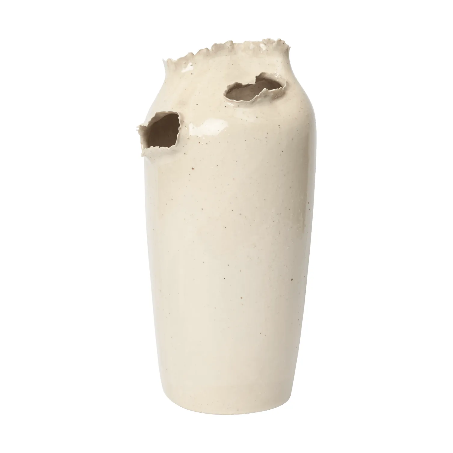 Tereo maljakko, Off-white speckle, 27 cm Ferm Living